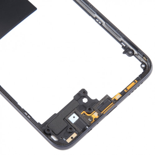 Pour Xiaomi Redmi Note 11S 5G Plaque de lunette de cadre central d'origine (noir) SH872B443-00