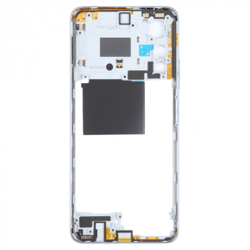 Pour Xiaomi Redmi Note 11S 5G Plaque de lunette de cadre central d'origine (bleu) SH872L403-00