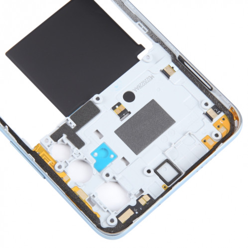 Pour Xiaomi Redmi Note 11S 5G Plaque de lunette de cadre central d'origine (bleu) SH872L403-00