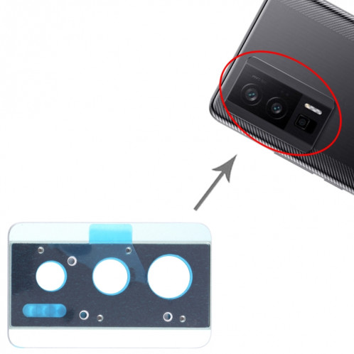 Cadre d'objectif de caméra arrière d'origine pour Xiaomi Redmi K60 (vert) SH875G1215-00