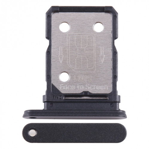 Pour OnePlus 10R 80W CPH2411 Plateau de carte SIM + Plateau de carte SIM (Noir) SH896B407-04