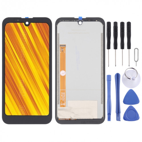 Écran LCD Origina pour Doogee S59 avec ensemble complet de numériseur (noir) SH910B1842-06