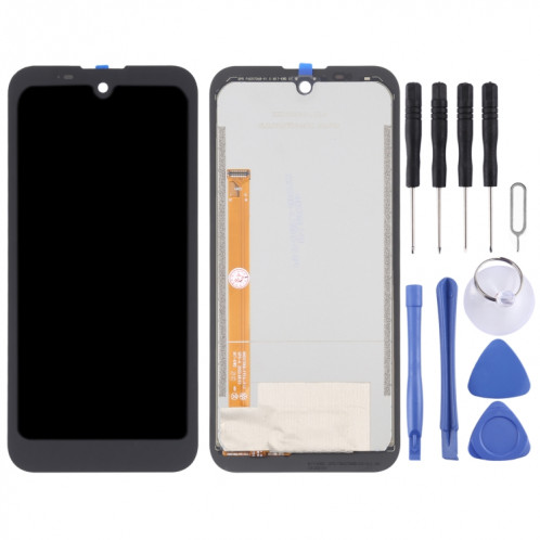 Écran LCD Origina pour Doogee S59 avec ensemble complet de numériseur (noir) SH910B1842-06