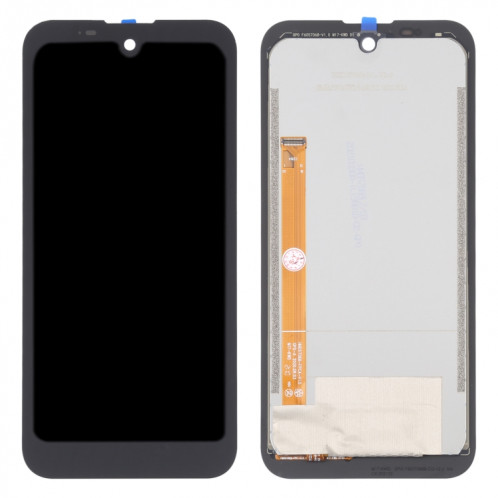 Écran LCD Origina pour Doogee S59 avec ensemble complet de numériseur (noir) SH910B1842-06