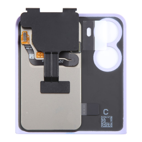 Écran secondaire LCD d'origine pour OPPO Find N2 Flip avec assemblage complet de numériseur (violet) SH934P921-07