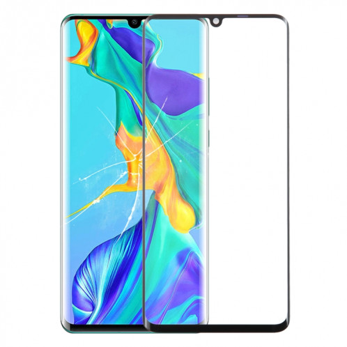 Lentille extérieure en verre pour écran avant d'origine Huawei P30 Pro, avec adhésif OCA optiquement transparent SH6990190-07