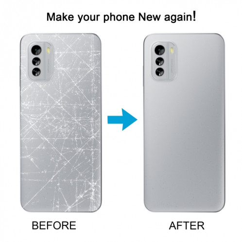 Pour Nokia G60 Couvercle arrière de la batterie d'origine (argent) SH01SL1778-07