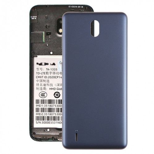 Pour Nokia C01 Plus Couvercle arrière de la batterie d'origine (bleu) SH03LL1424-07
