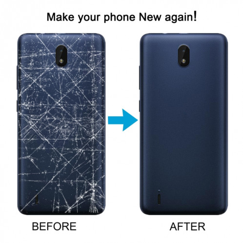 Pour Nokia C01 Plus Couvercle arrière de la batterie d'origine (bleu) SH03LL1424-07