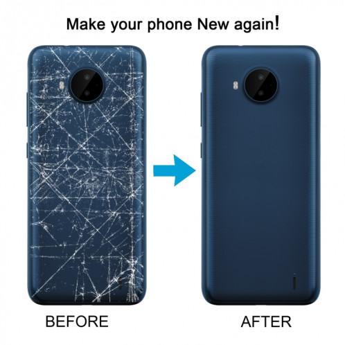 Pour Nokia C20 Plus Couvercle arrière de la batterie d'origine (bleu) SH05LL1931-07