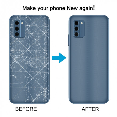 Pour Nokia C300 Couvercle arrière de la batterie d'origine (bleu) SH08LL174-07