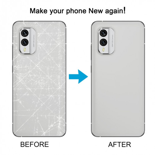 Pour Nokia X30 Couvercle arrière de la batterie d'origine (blanc) SH09WL869-07
