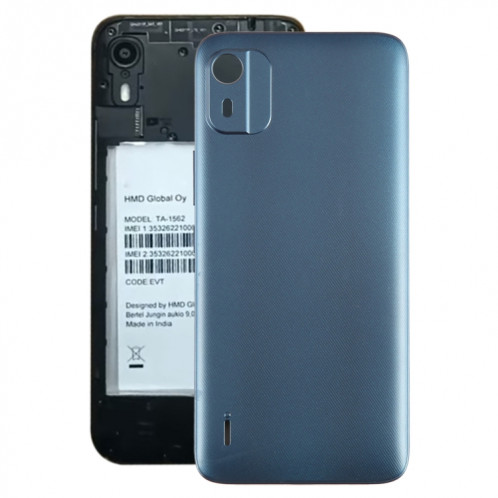 Pour Nokia C12 Couvercle arrière de la batterie d'origine (bleu) SH19LL798-07