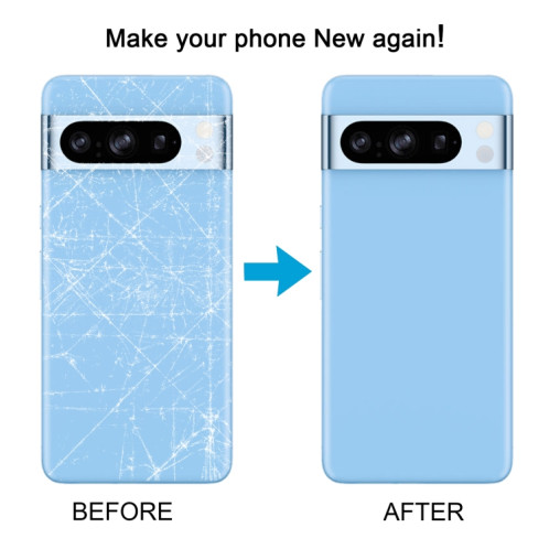 Pour le couvercle arrière de la batterie d'origine Google Pixel 8 Pro (noir) SH31BL1168-07