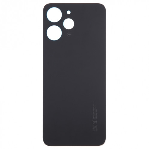 Pour Xiaomi Redmi 12 4G OEM Matériau en verre Couvercle arrière de la batterie (Noir) SH35BL759-07