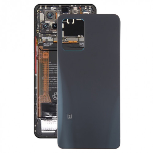 Pour Xiaomi Poco F4 OEM Matériau en verre Couvercle arrière de la batterie (Noir) SH47BL823-07