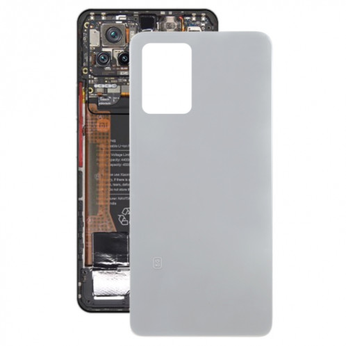 Pour Xiaomi Poco F4 OEM Matériau en verre Couvercle arrière de la batterie (gris) SH47HL1671-07