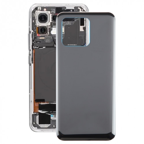 Pour Xiaomi 13 OEM Matériau en verre Couvercle arrière de la batterie (Noir) SH49BL1926-07