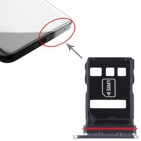 Pour Huawei P50E SIM + plateau de carte NM (bleu) SH160L809-04