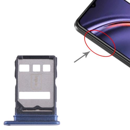 Pour Huawei Maimang 10 Plateau de carte SIM (Bleu) SH162L1648-04