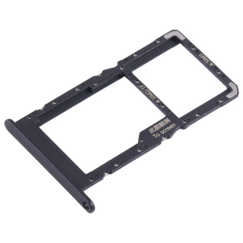 Pour Huawei nova Y70 Plus Plateau pour carte SIM + SIM / Micro SD (Noir) SH167B98-04