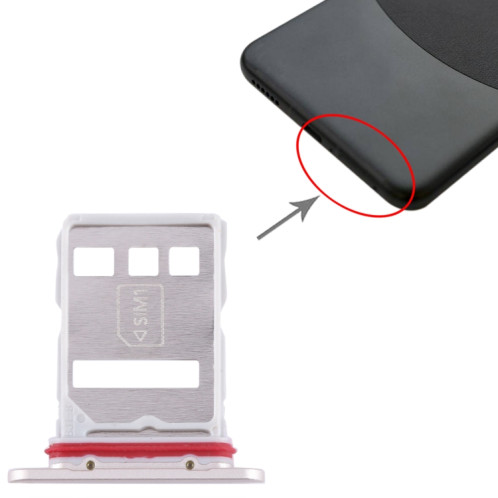 Pour Huawei Mate 60 Plateau pour carte SIM + NM (Or) SH168J1036-04