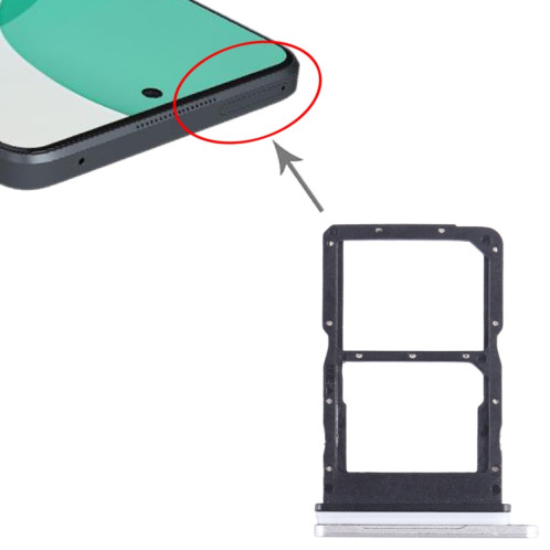 Pour Huawei Nova 11i SIM + Plateau pour carte SIM (Argent) SH172S558-04
