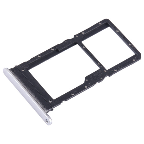 Pour Huawei Enjoy 30 Plus Plateau pour carte SIM + SIM / Micro SD (Argent) SH173S1386-04