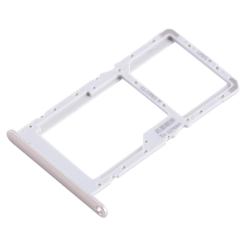 Pour Huawei Enjoy 60Z Plateau pour carte SIM + SIM / Micro SD (Or) SH174J845-04