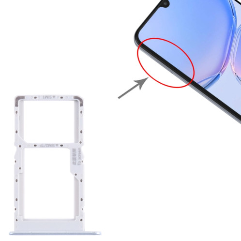 Pour Huawei Enjoy 60Z SIM + SIM / Micro SD Card Tray (Bleu) SH174L1406-04