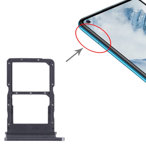 Pour Huawei Maimang 20 SIM + plateau de carte SIM (noir) SH175B1964-04