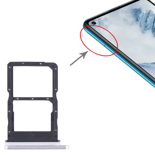 Pour Huawei Maimang 20 SIM + plateau de carte SIM (argent) SH175S1394-04
