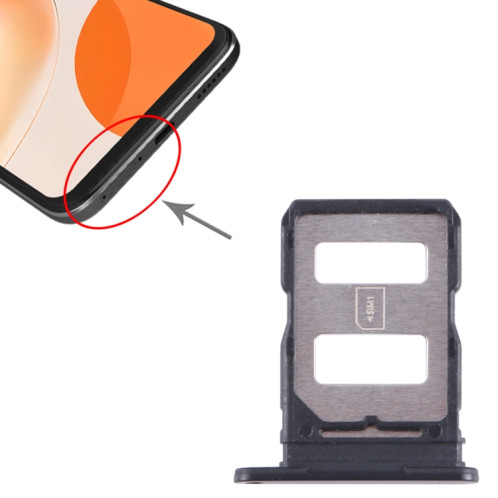 Pour Huawei Enjoy 60X Plateau de carte SIM (noir) SH176B873-04