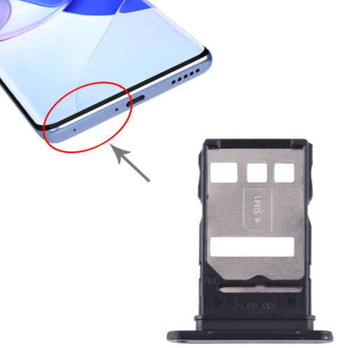 Pour Huawei Nova 9Z 5G Plateau de carte SIM (Noir) SH177B1438-04