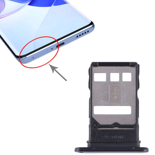 Pour Huawei Nova 9Z 5G Plateau de carte SIM (Bleu) SH177L1822-04