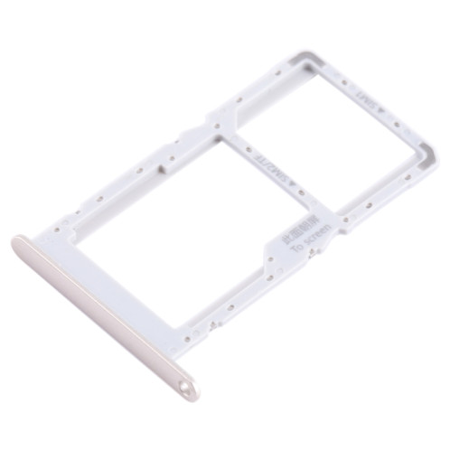 Pour Huawei Enjoy 60 Plateau pour carte SIM + SIM / Micro SD (Or) SH180J12-04