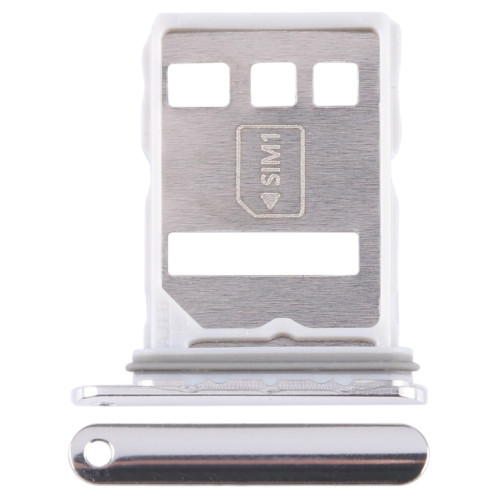 Pour Huawei P60 Art Plateau de carte SIM + NM (Argent) SH181S403-04