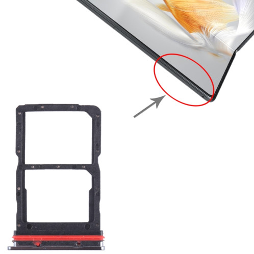 Pour Huawei Mate X3 SIM + Plateau pour carte SIM (Noir) SH182B1526-04