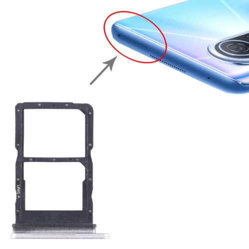 Pour Huawei nova 10 Youth SIM + plateau de carte SIM (argent) SH185S5-04