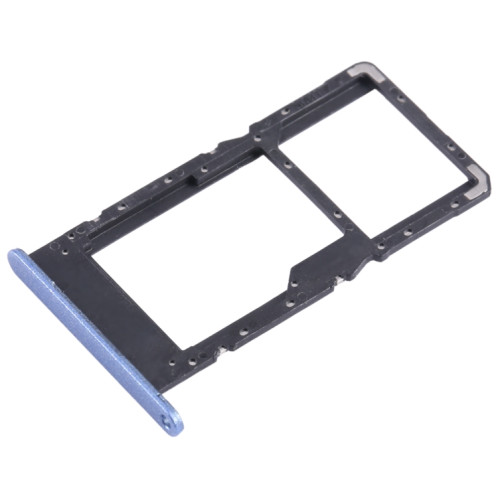 Pour Huawei Enjoy 50Z Plateau pour carte SIM + SIM / Micro SD (Bleu) SH187L134-04