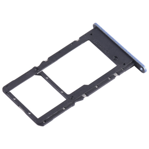 Pour Huawei Enjoy 50Z Plateau pour carte SIM + SIM / Micro SD (Bleu) SH187L134-04