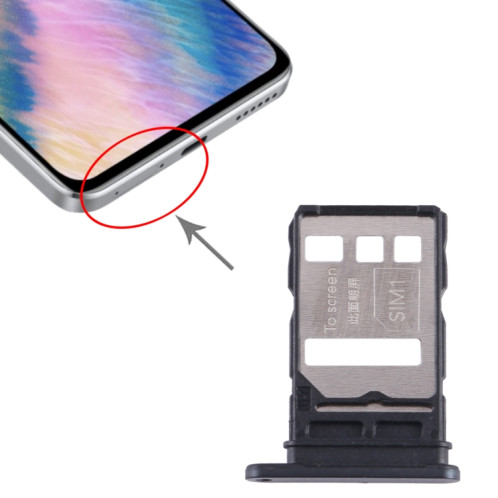 Pour Huawei Nova 10 SE SIM + Tiroir pour carte SIM (Noir) SH188B1812-04