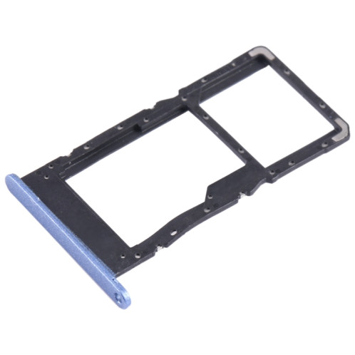 Pour Huawei nova Y61 Plateau pour carte SIM + SIM / Micro SD (Bleu) SH189L868-04