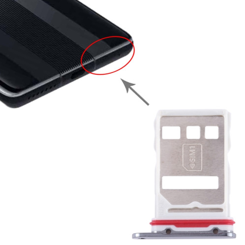 Pour Huawei Mate 50 RS Porsche Design SIM + NM Card Tray (Noir) SH190B1955-04
