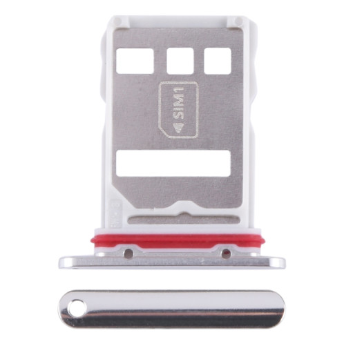 Pour Huawei Mate 50E Plateau pour carte SIM + NM (Argent) SH191S916-04