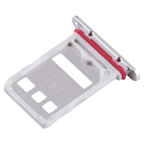 Pour Huawei Mate 50E Plateau pour carte SIM + NM (Argent) SH191S916-04