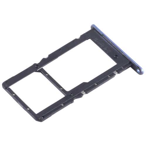 Pour Huawei nova Y70 Plateau pour carte SIM + SIM / Micro SD (Bleu) SH194L48-04