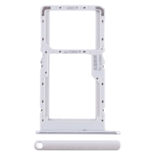 Pour Huawei nova Y70 Plateau pour carte SIM + SIM / Micro SD (Argent) SH194S669-04