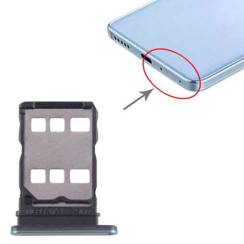 Pour Huawei Enjoy 50 Pro Plateau de carte SIM (Vert) SH196G507-04