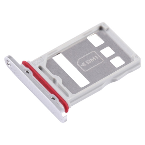 Pour Huawei Mate 50 SIM + NM Card Tray (Argent) SH200S754-04